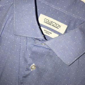 EUC Button Down Dress Shirt Size 36/37 17 1/2